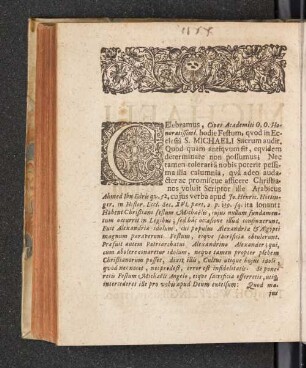 Celebramus, Cives Academici O, O. Honoratissimi, hodie Festum [...]