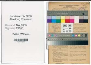 Entnazifizierung Wilhelm Feller , geb. 05.06.1885 (Koksmeister)