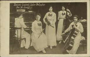 Damen-Concert-Salon-Orchester. - Dir. H. Siegl.