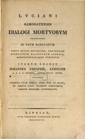 Luciani Dialogi mortuorum