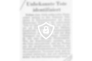 Unbekannte Tote identifiziert