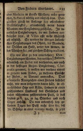 Von Fiebern.