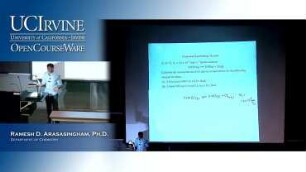 Lecture 01. Chemical Equilibrium Pt. 1.