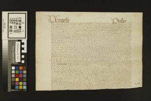 Mainz (Odenmünster): Processus super incorporatione Eccl. parochialis in Odenmünster Eccles. Collegiatae St. Petri extra muros Mog.