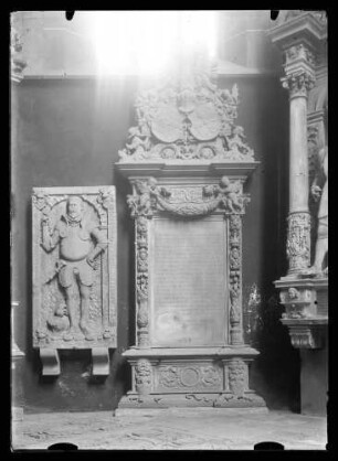 Inschrift-Epitaph für Graf Michael II. von Wertheim