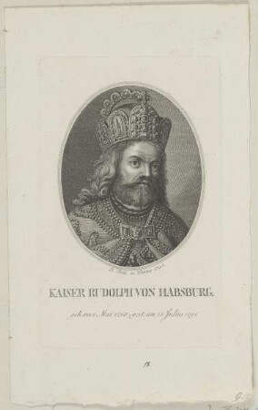 Bildnis des Rudolph von Habsburg