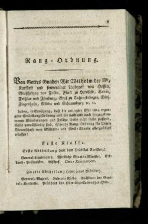 Rang-Ordnung