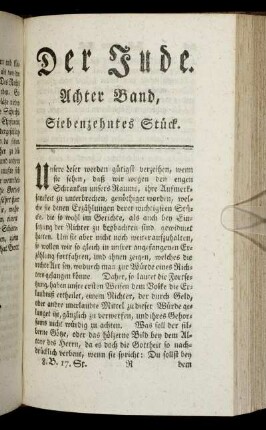 Siebenzehntes Stück.