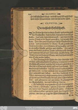 (CLXXVIII.) Die ruchlose Gesellschaft.