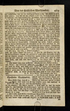 489-499, Christliche Wachsamkeit; ...
