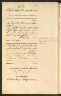 Standesamtsbuch der Stadt Aschaffenburg: Geburten 365/1900 - 184/1901