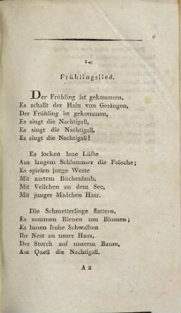 Lieder geselliger Freude, 1