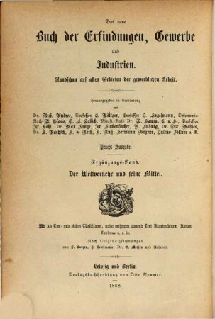 Das neue Buch der Erfindungen, Gewerbe und Industrien : Rundschau auf allen Gebieten der gewerblichen Arbeit, 7