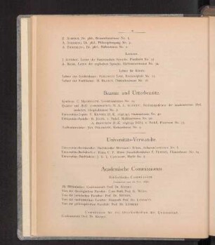 Academische Commissionen.