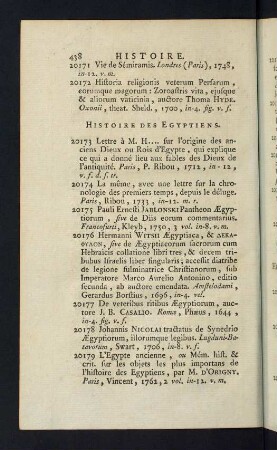 438-439, Histoire des Egyptiens