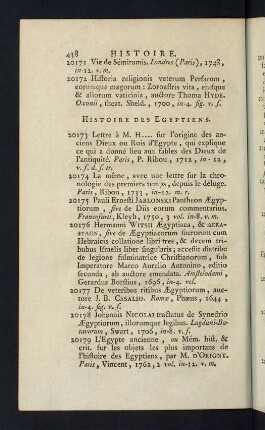 438-439, Histoire des Egyptiens