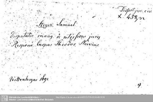 Dissertationes iuris civilis 0458,32