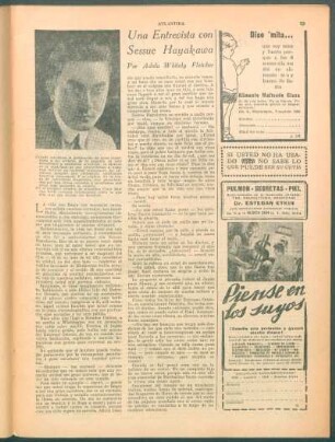 Una entrevista con Sessue Hayakawa