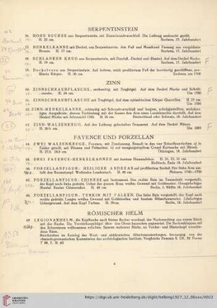 Zinn (Nr. 60-63)