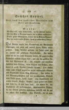 Sechstes Kapitel. Reise durch den arabischen Meerbusen nach Kairo und Jerusalem
