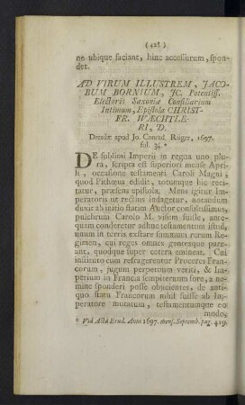 Ad... Jacobum Bornium