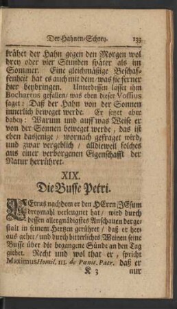 XIX. Die Busse Petri