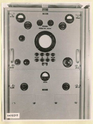 10-kW-Fernsehsender Nr.507, Schrank B6 oben, Frontseite geschlossen, Foto 1954