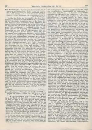 427-429 [Rezension] Rehmke, Johannes, Philosophie als Grundwissenschaft