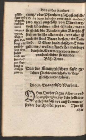 Die 58. Evangelisch Warhait.