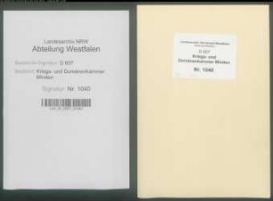 Exemtion der Arröder, Heuerlinge und Erbpächter auf adlichen und geistigen Gütern und Kontribution der von Adligen an kontributionspflichtige Untertanen verkauften Ländereien - Band 5