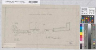 Arnsberg, Bezirksregierung, Hauptgebäude Seibertzstr. 1, Lageplan 3. Stock