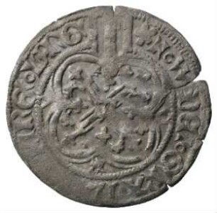 Münze, 1 Pfahlschildgroschen, 1441 - 1442