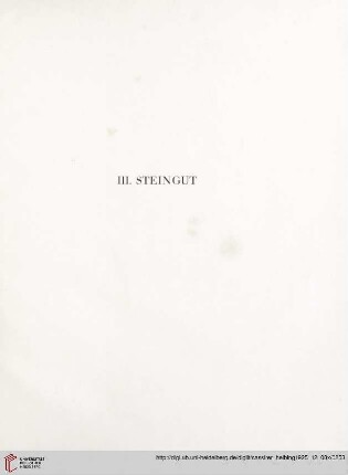 III. Steingut (Nr. 166-168)