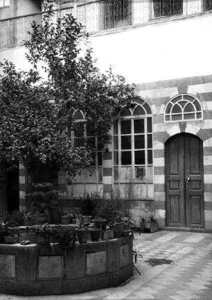 Damascus, Hof des Hauses von Pfarrer Hansen
