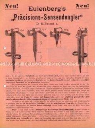 Eulenberg`s "Präzisions-Sensendengler"