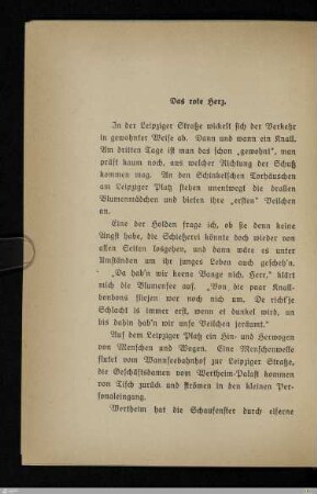 Das rote Herz