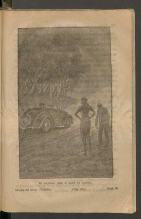 El mejicano puso el coche en marcha... - [Ilustración]