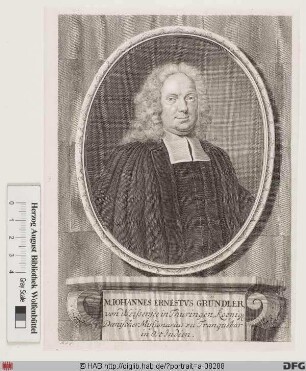 Bildnis Johann Ernst Gründler