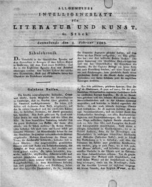 1803-02-05 : 61. Stück