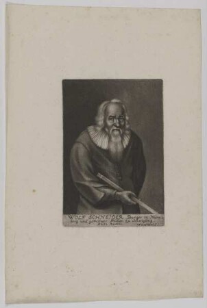 Bildnis des Wolf Schneider