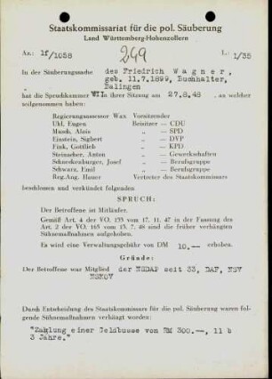 Wagner, Friedrich