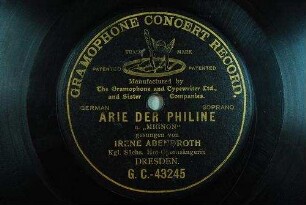 Arie der Philine a. "Mignon" : [Titania ist herabgestiegen. Polonaise der Philine aus der Oper "Mignon"] / [Komponist: Ambroise Thomas]