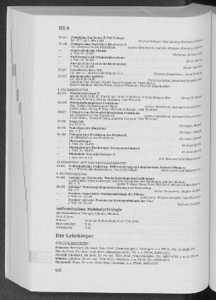 Aufbaudstudium Molekularbiologie