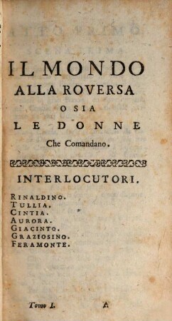 Opere drammatiche giocose di Polisseno Fegejo, 1