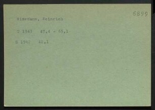 Wizemann, Heinrich