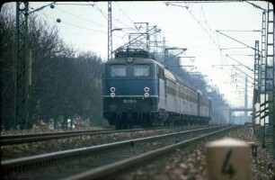 Stuttgart Sommerrain Lok 110 235 E BT-KN Bnb-Wagen UIC-X-Wagen