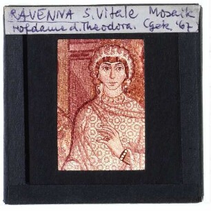 Ravenna, S. Vitale,Ravenna, S. Vitale, Mosaiken : Hofdame der Theodora