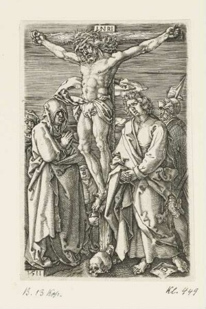 Christus am Kreuz, Blatt 7 der Folge "Passion"