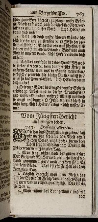 Vom Jüngsten Gericht und ewigen Leben.