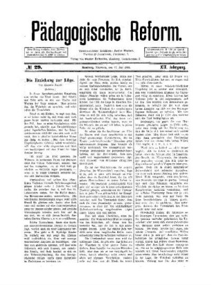Die Erziehung zur Lüge : (Schluß)